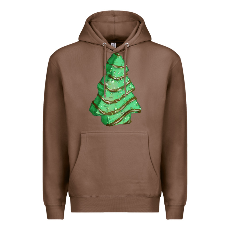 Green Christmas Cake Premium Hoodie by FaDigitalArtStudio | Teevron