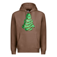 Chestnut green christmas cake Premium Hoodie - FaDigitalArtStudio