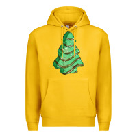 Lemon green christmas cake Premium Hoodie - FaDigitalArtStudio