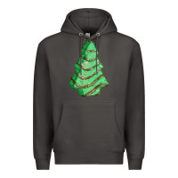 Smoke green christmas cake Premium Hoodie - FaDigitalArtStudio