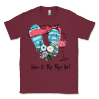 Burgundy Wine Flip Flops Girl Classic Tee - Bettercallsaul