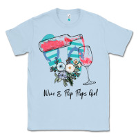 Dusty Blue Wine Flip Flops Girl Classic Tee - Bettercallsaul