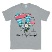 Heather Grey Wine Flip Flops Girl Classic Tee - Bettercallsaul