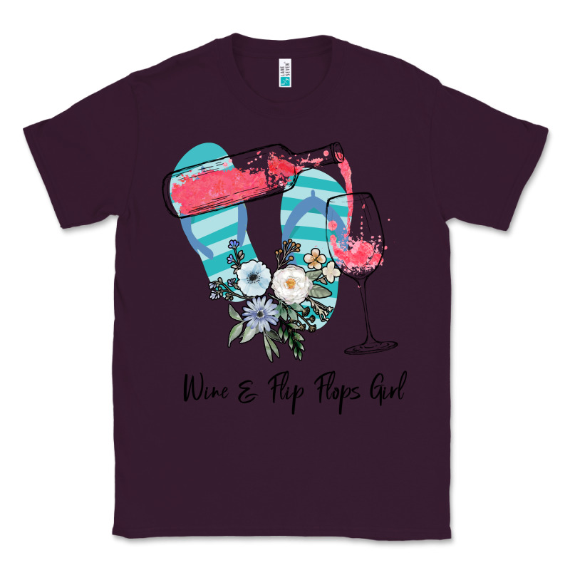 Wine Flip Flops Girl Classic Tee by Bettercallsaul | Teevron