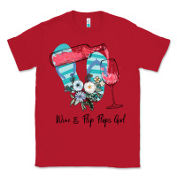 Red Wine Flip Flops Girl Classic Tee - Bettercallsaul