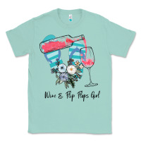 Seafoam Wine Flip Flops Girl Classic Tee - Bettercallsaul