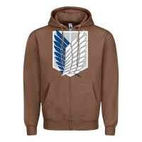 Chestnut wings of liberty Zipper Hoodie - tuanDangUi