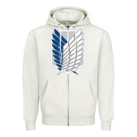 Oatmeal Heather wings of liberty Zipper Hoodie - tuanDangUi