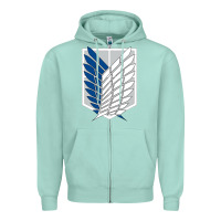 Seafoam wings of liberty Zipper Hoodie - tuanDangUi
