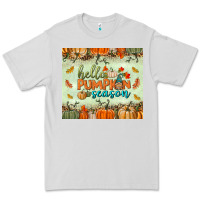Dove Grey hello pumpkin season tumbler Premium Tee - BundleAndBundleShop
