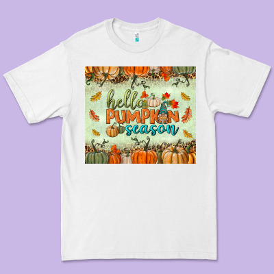 Hello Pumpkin Season Tumbler Premium Tee Designed By Bundleandbundleshop