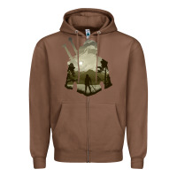 Chestnut the witcher geralt hero sword companion minima list illusion art Zipper Hoodie - tuanDangUi