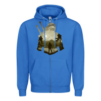 True Royal the witcher geralt hero sword companion minima list illusion art Zipper Hoodie - tuanDangUi