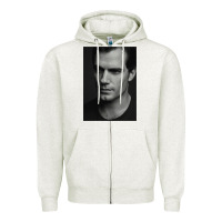 Oatmeal Heather henry cavill 6 Zipper Hoodie - tuanDangUi