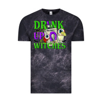 Cloud Black Drink Up Witches Vintage Tee - texasbilliewilder