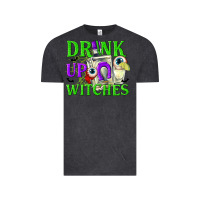 Vintage Black Drink Up Witches Vintage Tee - texasbilliewilder