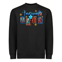 Black American mama Mother's Day Heavyweight Sweatshirt - FaDigitalArtStudio