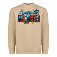 Mushroom American mama Mother's Day Heavyweight Sweatshirt - FaDigitalArtStudio