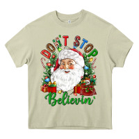 Mossy Don't stop believin' Heavy Core Tee - NancyCooperArtShop