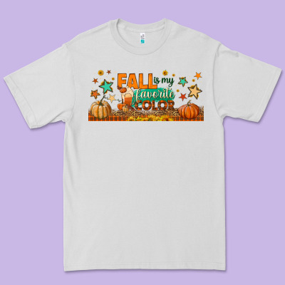 Fall Is My Favorite Color Libbey Glass Premium Tee Designed By Bundleandbundleshop