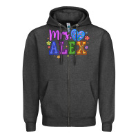 Charcoal Heather mrs Zipper Hoodie - CowhideDigitalArt
