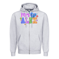 Heather Grey mrs Zipper Hoodie - CowhideDigitalArt