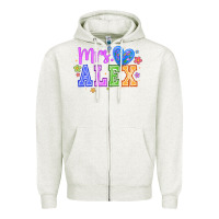 Oatmeal Heather mrs Zipper Hoodie - CowhideDigitalArt