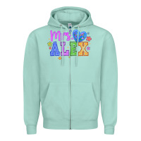 Seafoam mrs Zipper Hoodie - CowhideDigitalArt