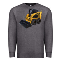 Charcoal Heather Skid Steer Loader Premium Sweatshirt - LillyAllenDesigns