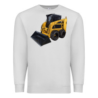 Dove Grey Skid Steer Loader Premium Sweatshirt - LillyAllenDesigns