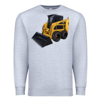 Heather Grey Skid Steer Loader Premium Sweatshirt - LillyAllenDesigns
