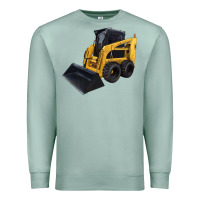 Seafoam Skid Steer Loader Premium Sweatshirt - LillyAllenDesigns