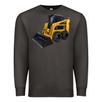 Smoke Skid Steer Loader Premium Sweatshirt - LillyAllenDesigns