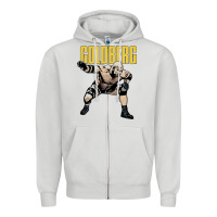 Dove Grey goldberg Zipper Hoodie - tuanDangUi
