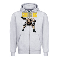 Heather Grey goldberg Zipper Hoodie - tuanDangUi