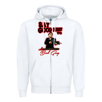 White say good night to the bad guy Zipper Hoodie - tuanDangUi