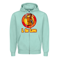 Seafoam l for love Zipper Hoodie - tuanDangUi