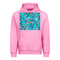 Fuchsia Pink humpback whale mousepad Urban Hoodie - BarkalooDesign