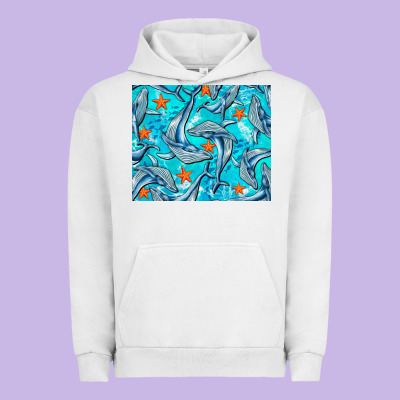 Humpback Whale Mousepad Urban Hoodie Designed By Barkaloodesign