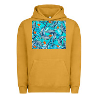 Pigment Peanut Butter humpback whale mousepad Urban Hoodie - BarkalooDesign