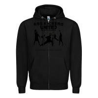 Black ass kickers united Zipper Hoodie - tuanDangUi