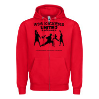 Red ass kickers united Zipper Hoodie - tuanDangUi
