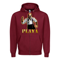 Burgundy les grossman  playa Zipper Hoodie - tuanDangUi
