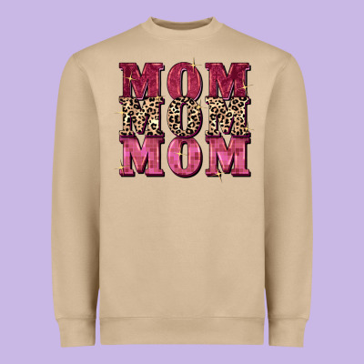Mom Mom Mom Mother's Day Heavyweight Sweatshirt Designed By Fadigitalartstudio