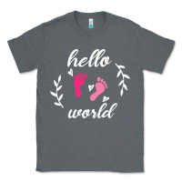 Charcoal Heather Hello world Classic Tee - Bettercallsaul