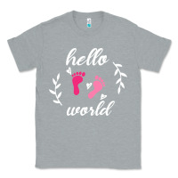 Heather Grey Hello world Classic Tee - Bettercallsaul