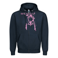 Navy Sewerslvt Schizofrenia SPECIAL GIFT FOR SEWERSLVT LOVERS Essential Zipper Hoodie - tuanDangUi