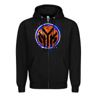 Black nyk drip Zipper Hoodie - tuanDangUi