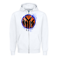 White nyk drip Zipper Hoodie - tuanDangUi