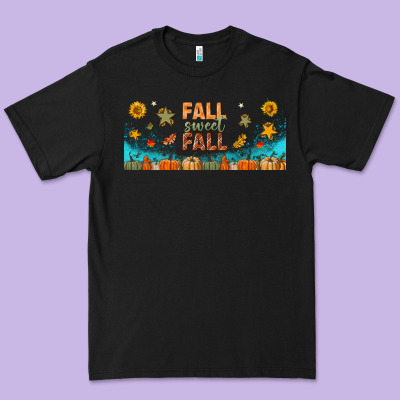 Fall Sweet Fall Libbey Glass Premium Tee Designed By Bundleandbundleshop